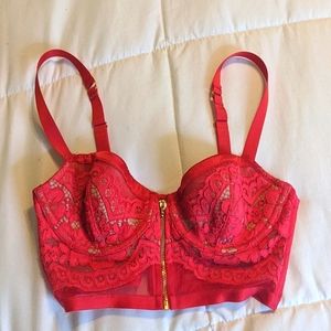 Lined Demi Lace Bra